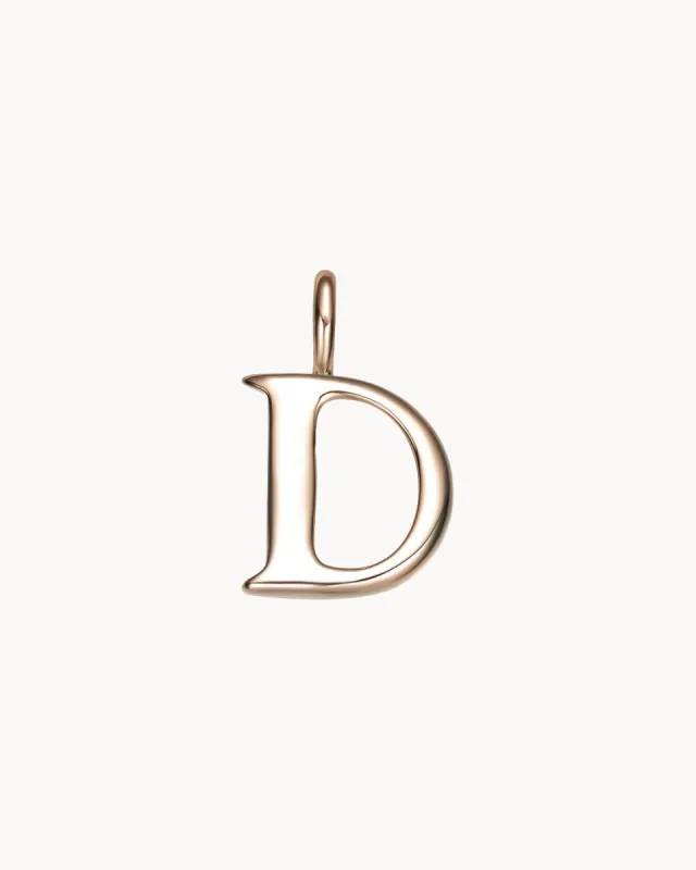 Charm Letter D | The Gray Box sold by Apodemia