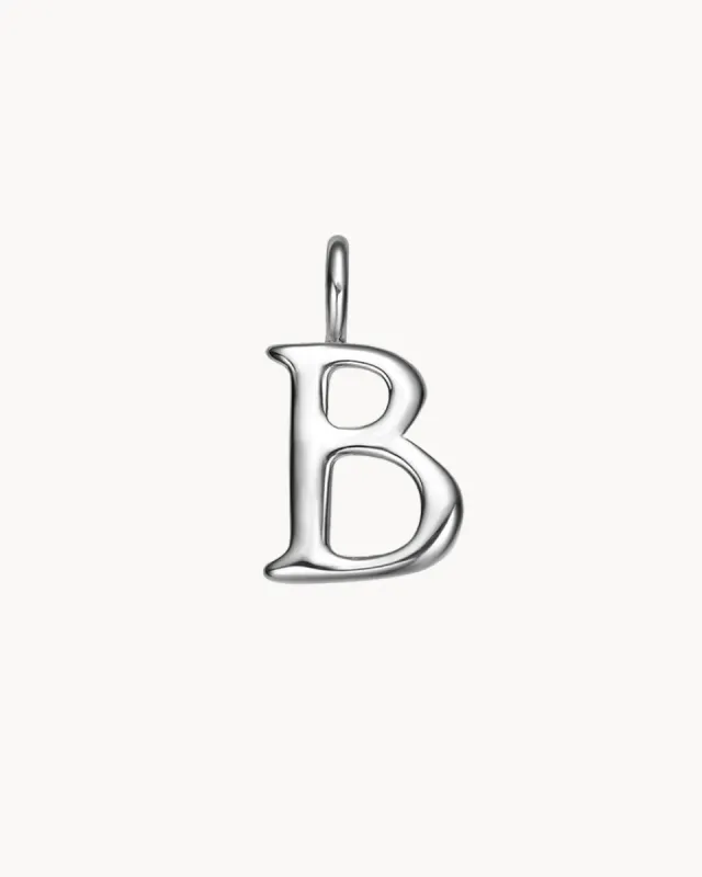 Charm Letter B | The Gray Box sold by Apodemia