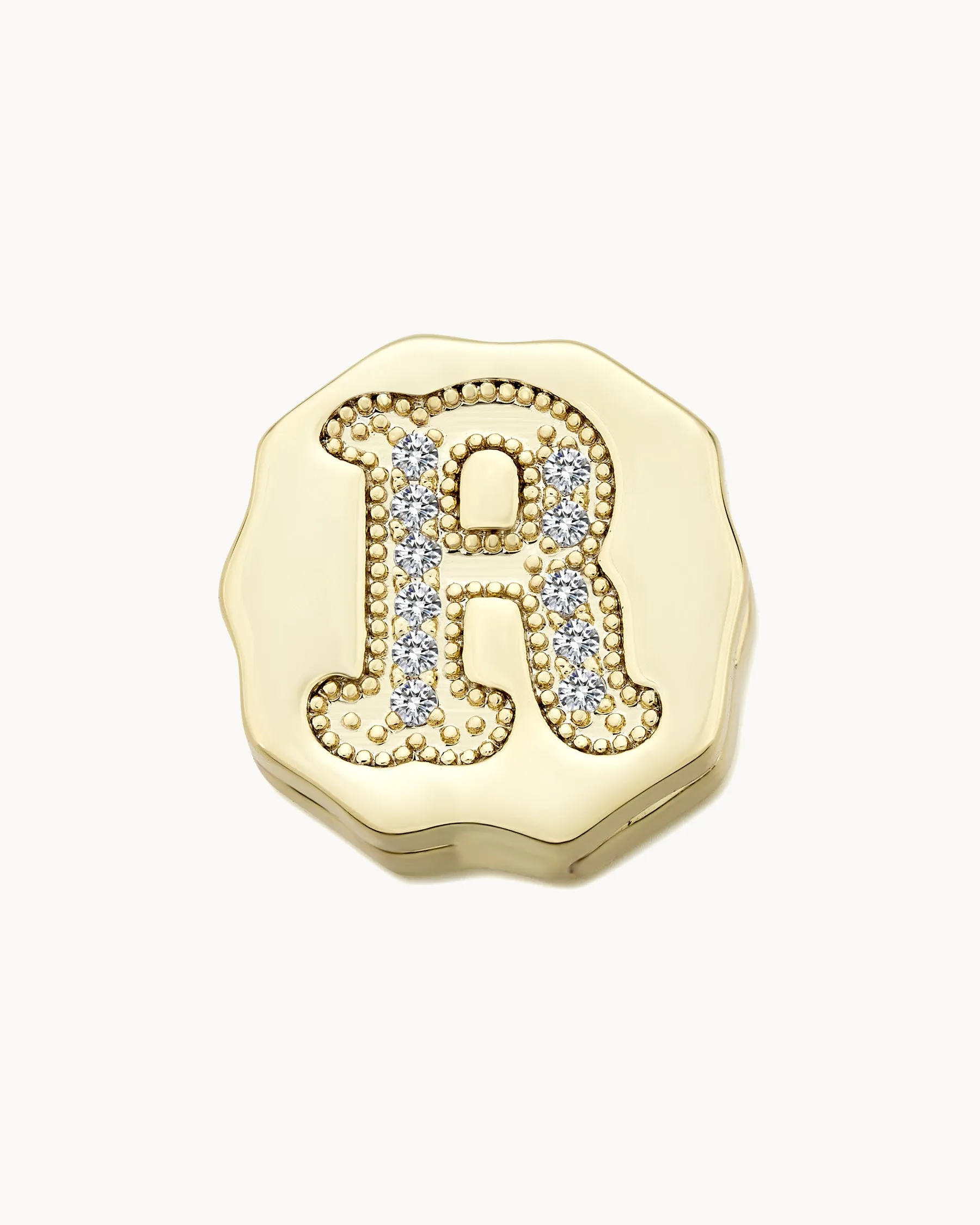 Charm Clip Bubble Vintage Letter R sold by Apodemia