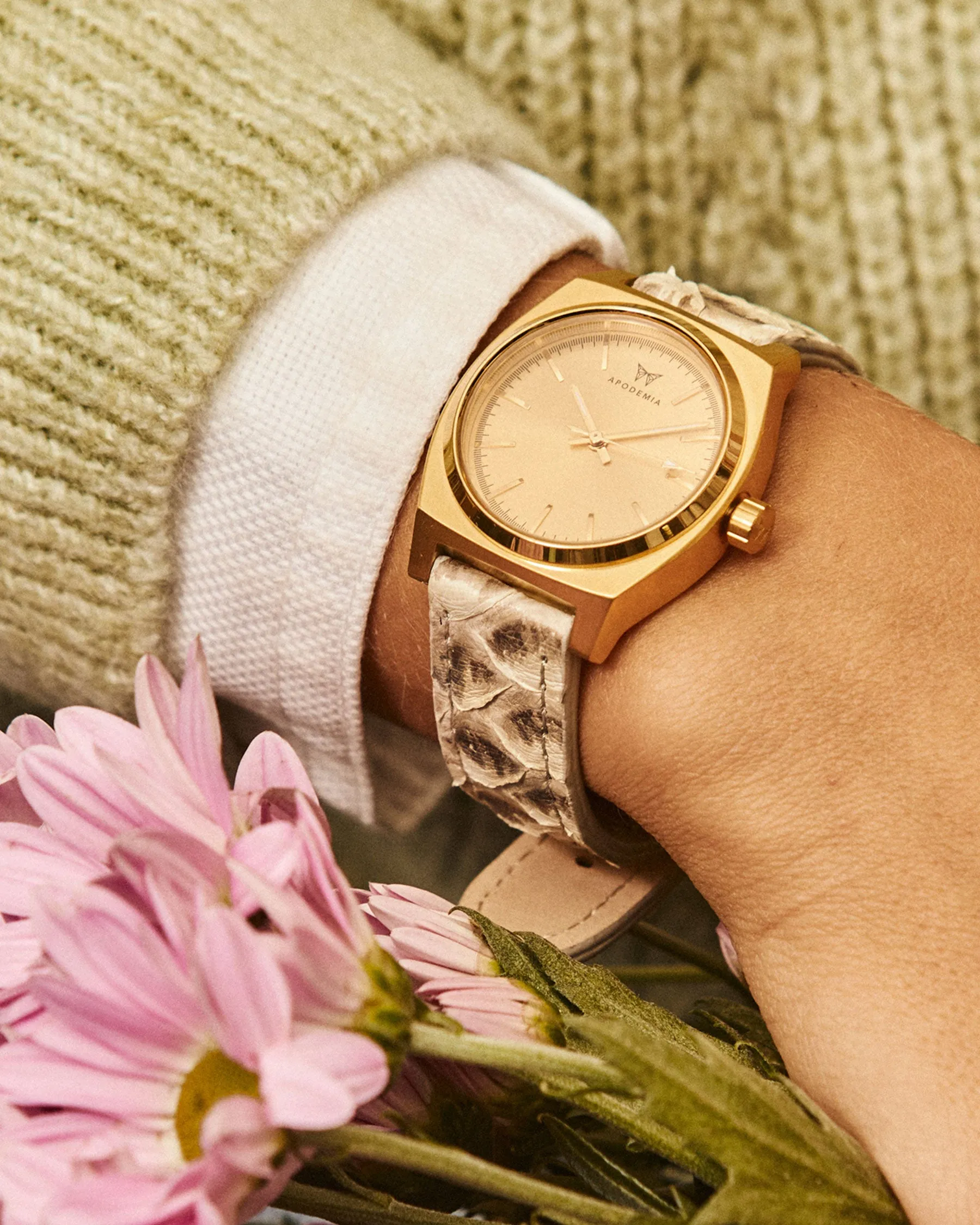 Natural Python Women's Strap | The Gray Box sold by Apodemia product image thumbnail 3