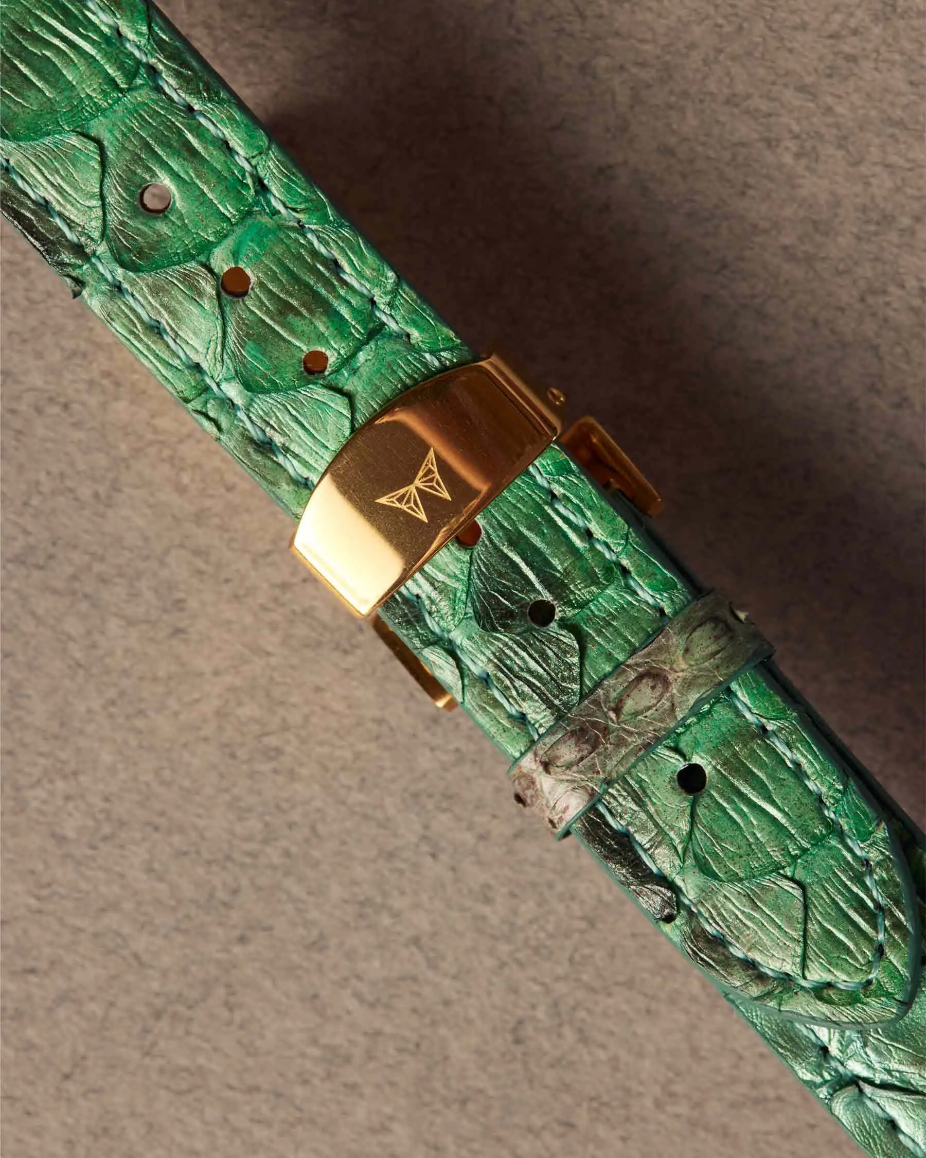 Green Mermaid Python Women's Strap | The Gray Box sold by Apodemia product image thumbnail 2