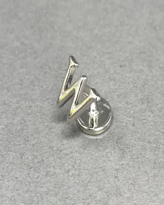 Cufflink Letter W | The Gray Box sold by Apodemia