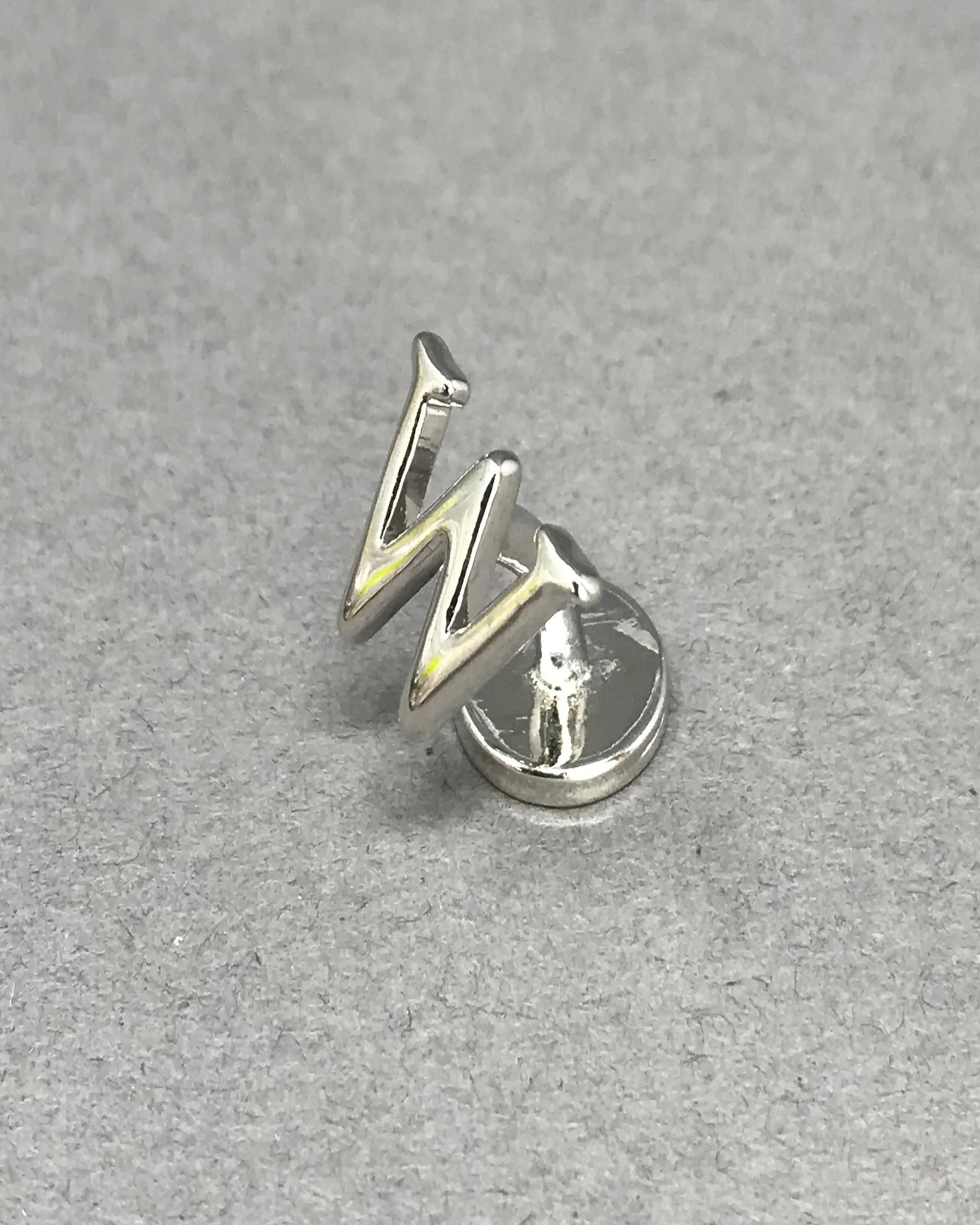 Cufflink Letter W | The Gray Box sold by Apodemia