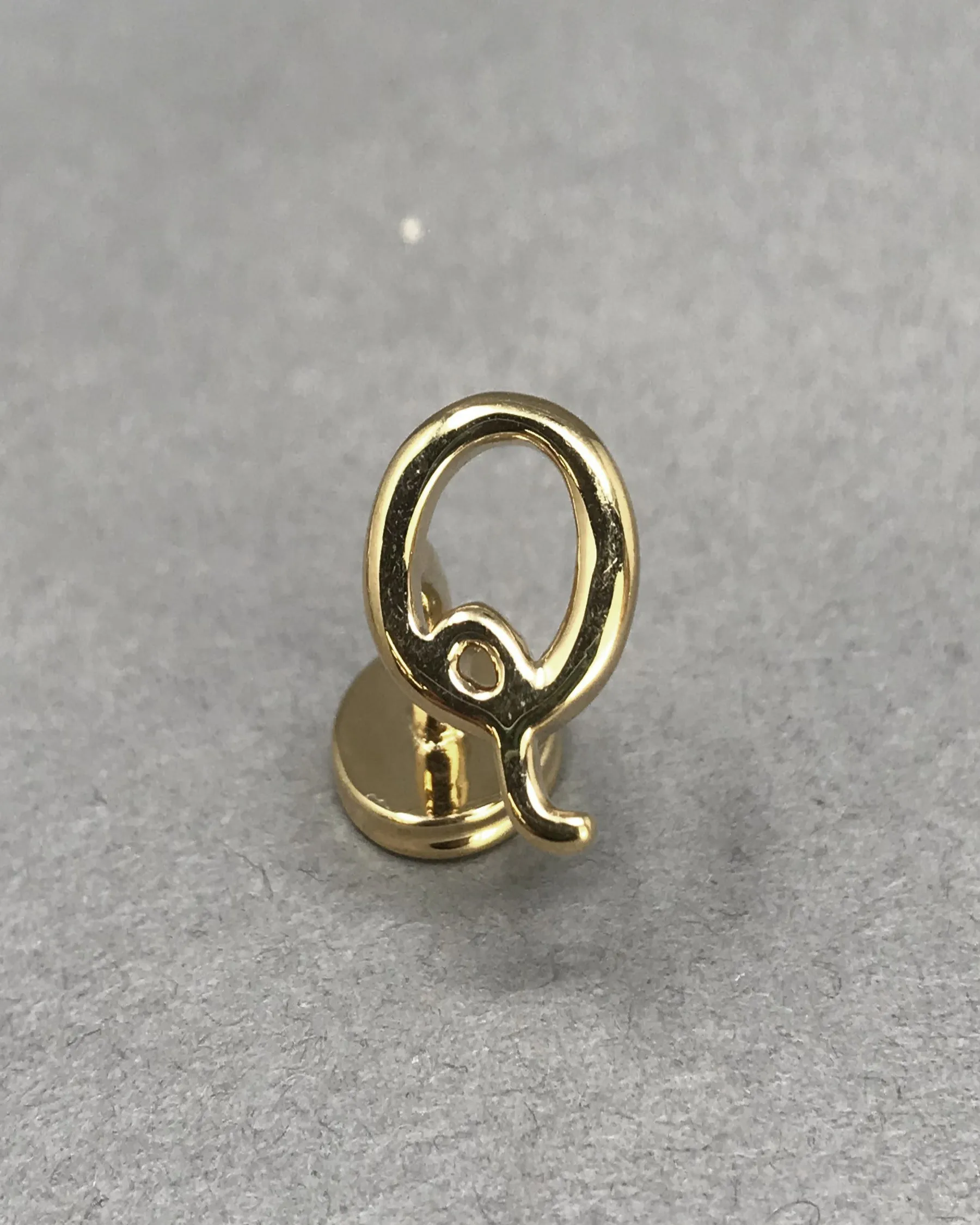 Twin Letter Q | The Gray Box sold by Apodemia