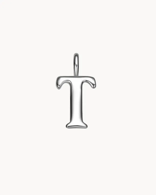 Charm Letter T | The Gray Box sold by Apodemia