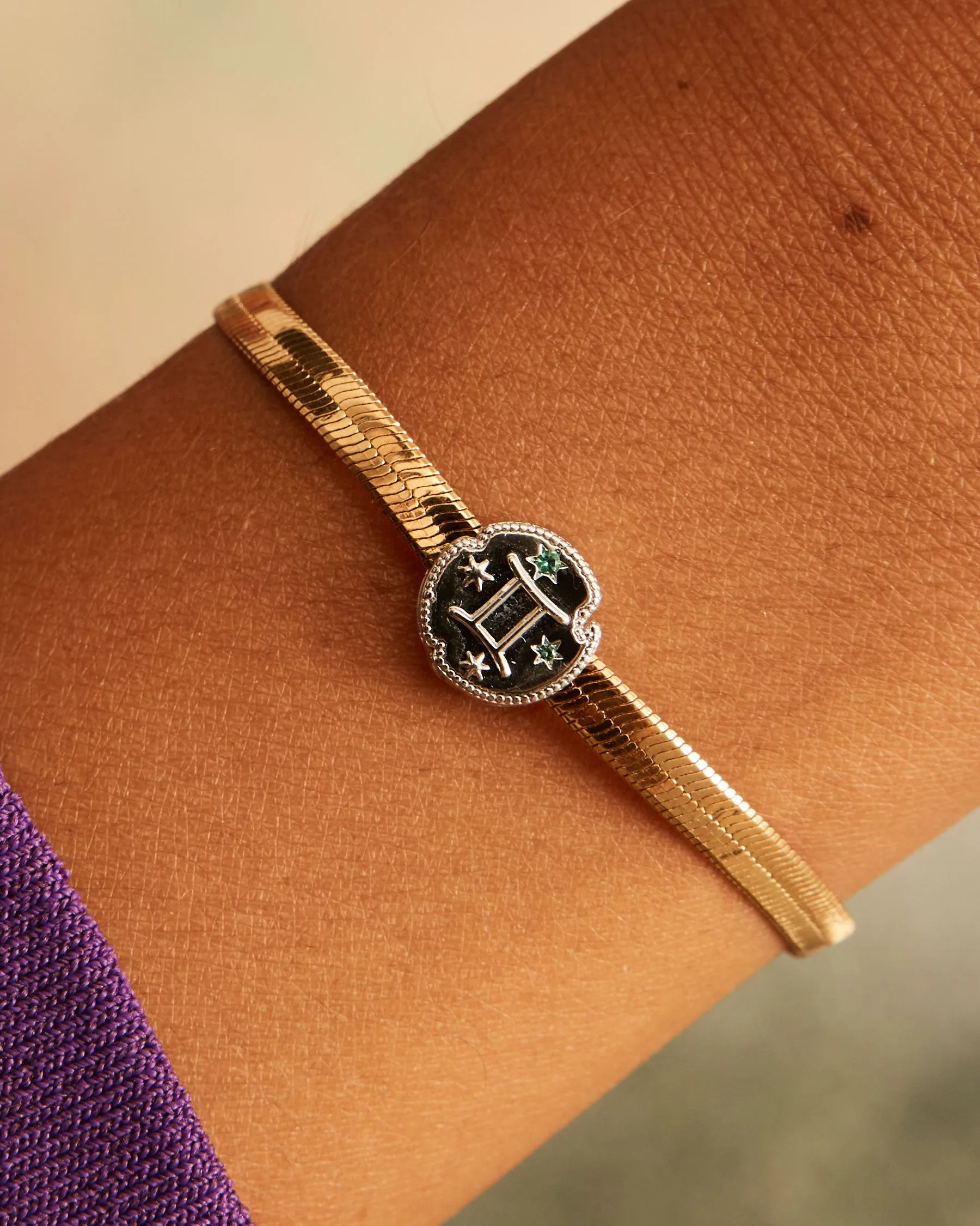 Gemini Horoscope Charm Clip - The Gray Box sold by Apodemia product image thumbnail 3