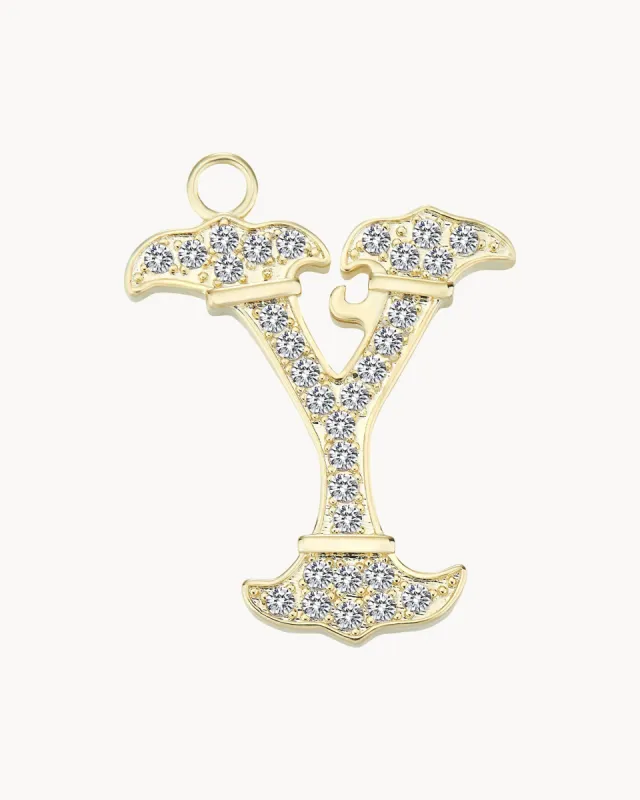 Charm Vintage Letter Y | The Gray Box sold by Apodemia