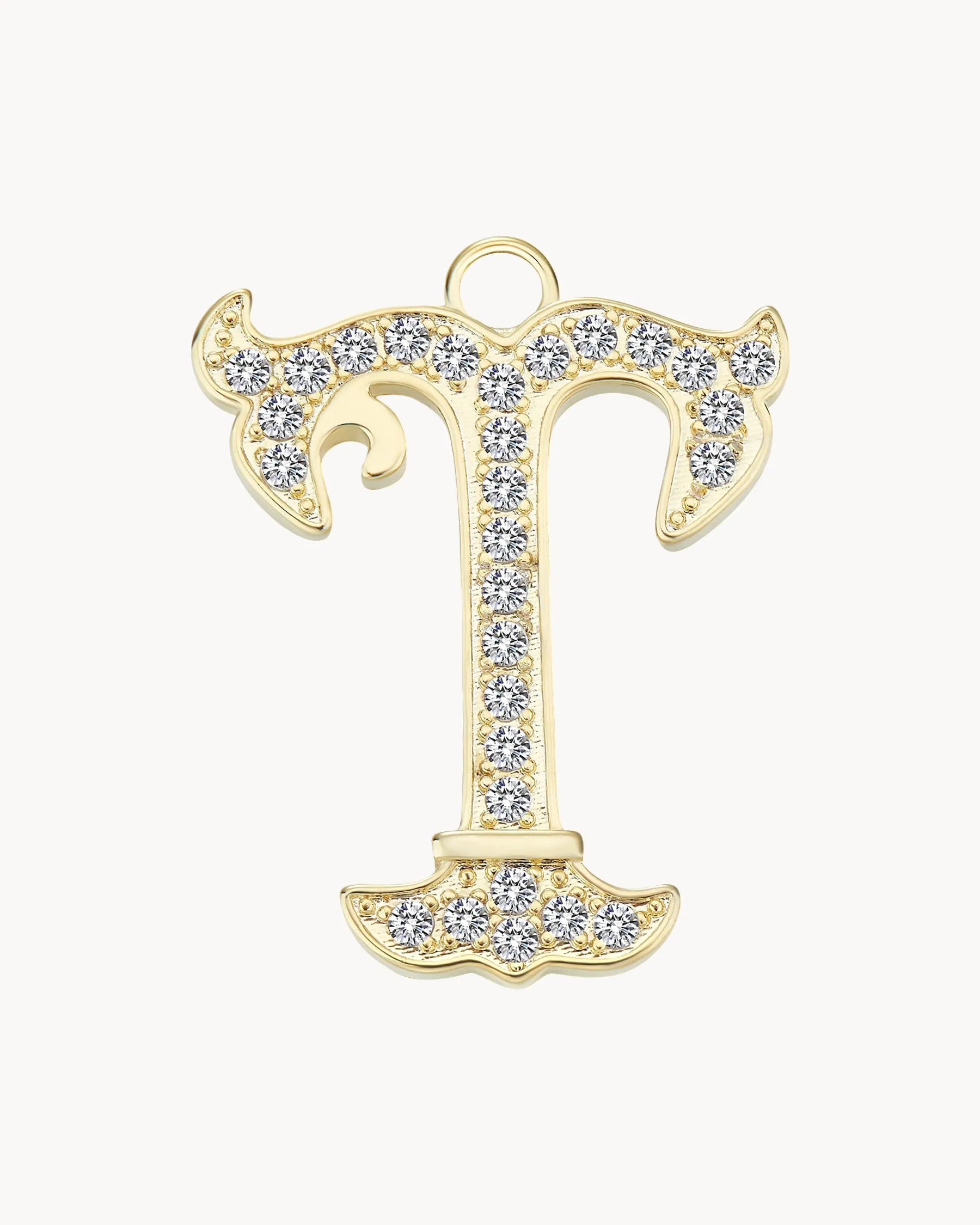 Charm Vintage Letter T | The Gray Box sold by Apodemia