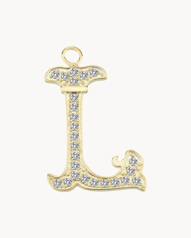 Charm Vintage Letter L | The Gray Box sold by Apodemia