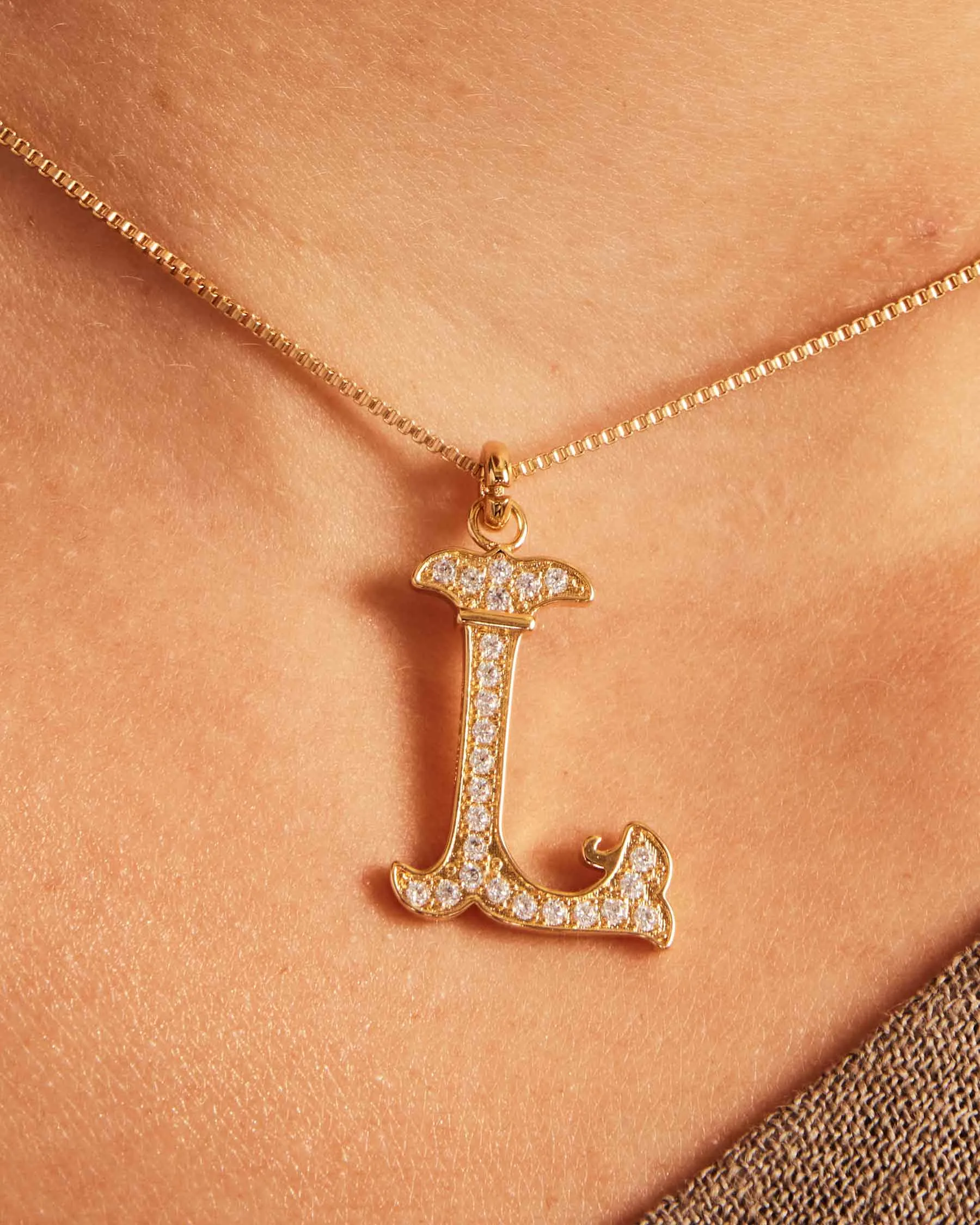 Charm Vintage Letter L | The Gray Box sold by Apodemia product image thumbnail 5