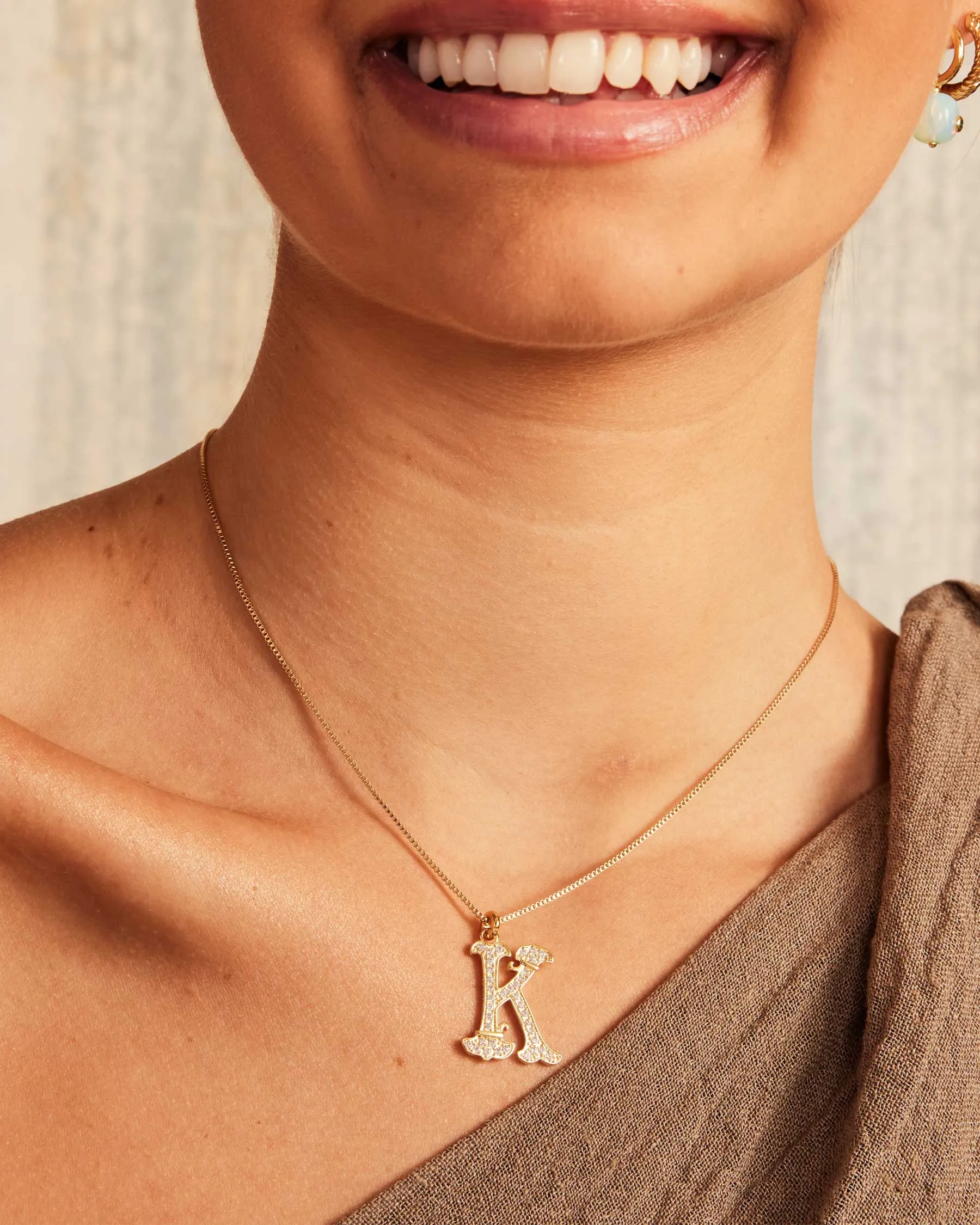 Charm Vintage Letter K | The Gray Box sold by Apodemia product image thumbnail 4