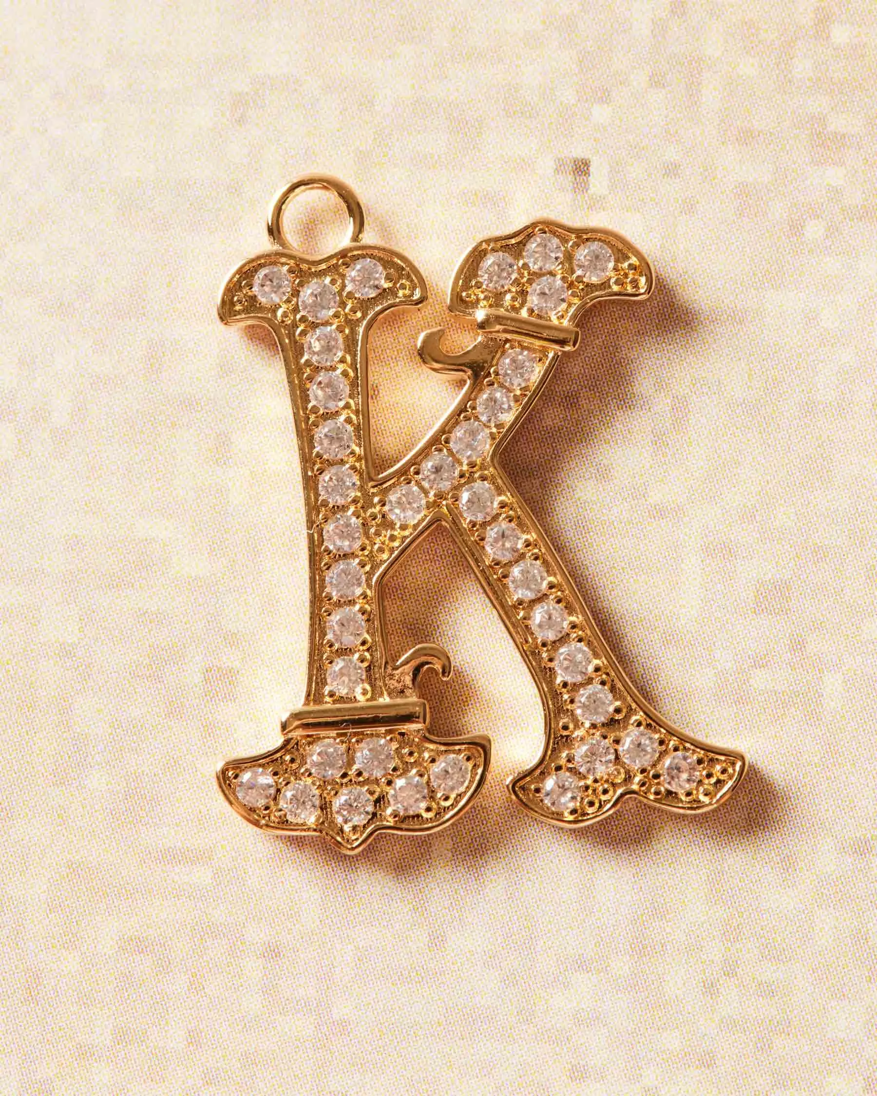 Charm Vintage Letter K | The Gray Box sold by Apodemia product image thumbnail 3