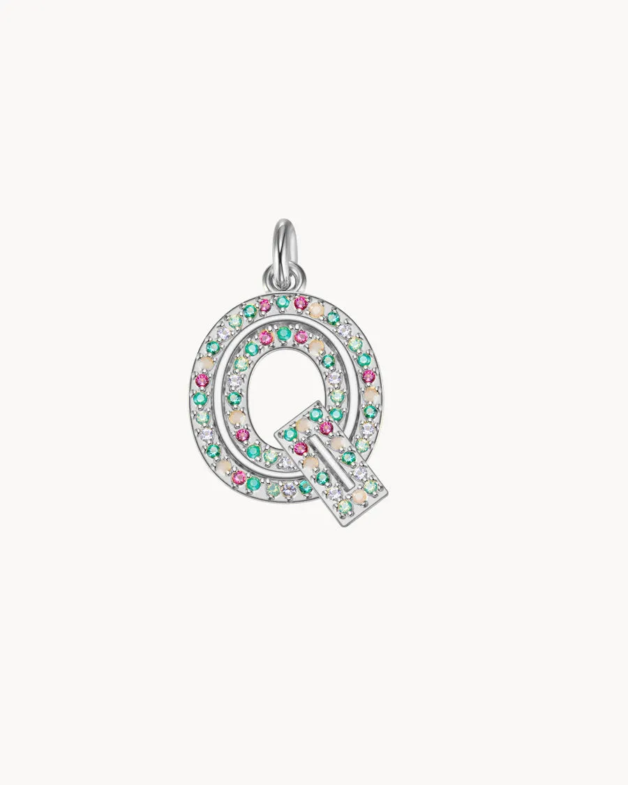 Charm Cosmos Letter Q | The Gray Box sold by Apodemia