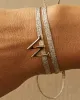 Charm Bracelet Letter W | The Gray Box sold by Apodemia