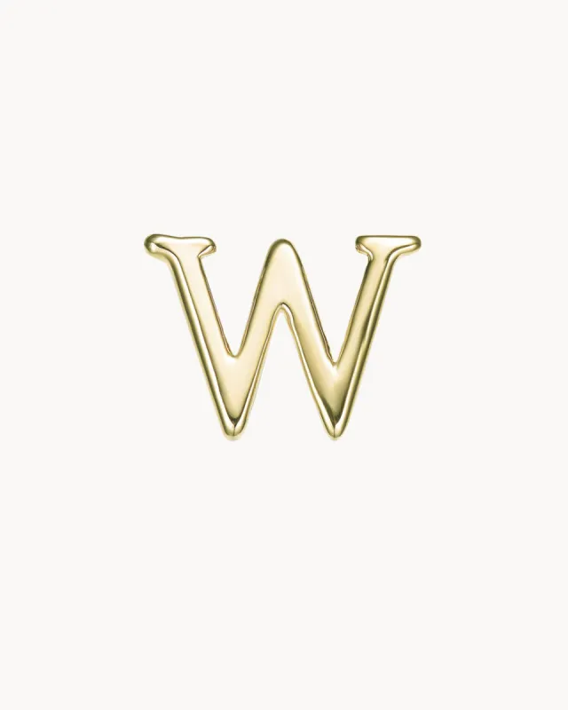 Charm Bracelet Letter W | The Gray Box sold by Apodemia