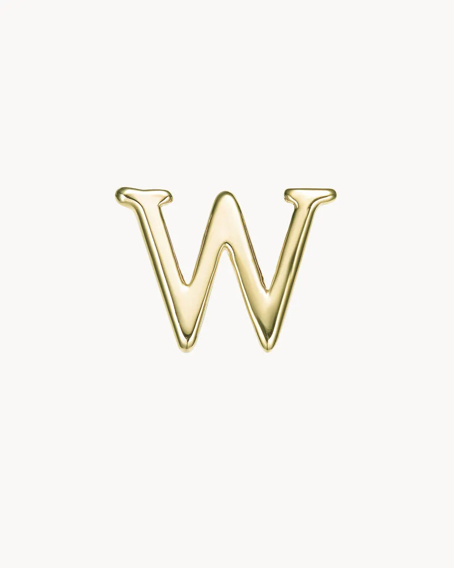 Charm Bracelet Letter W | The Gray Box sold by Apodemia