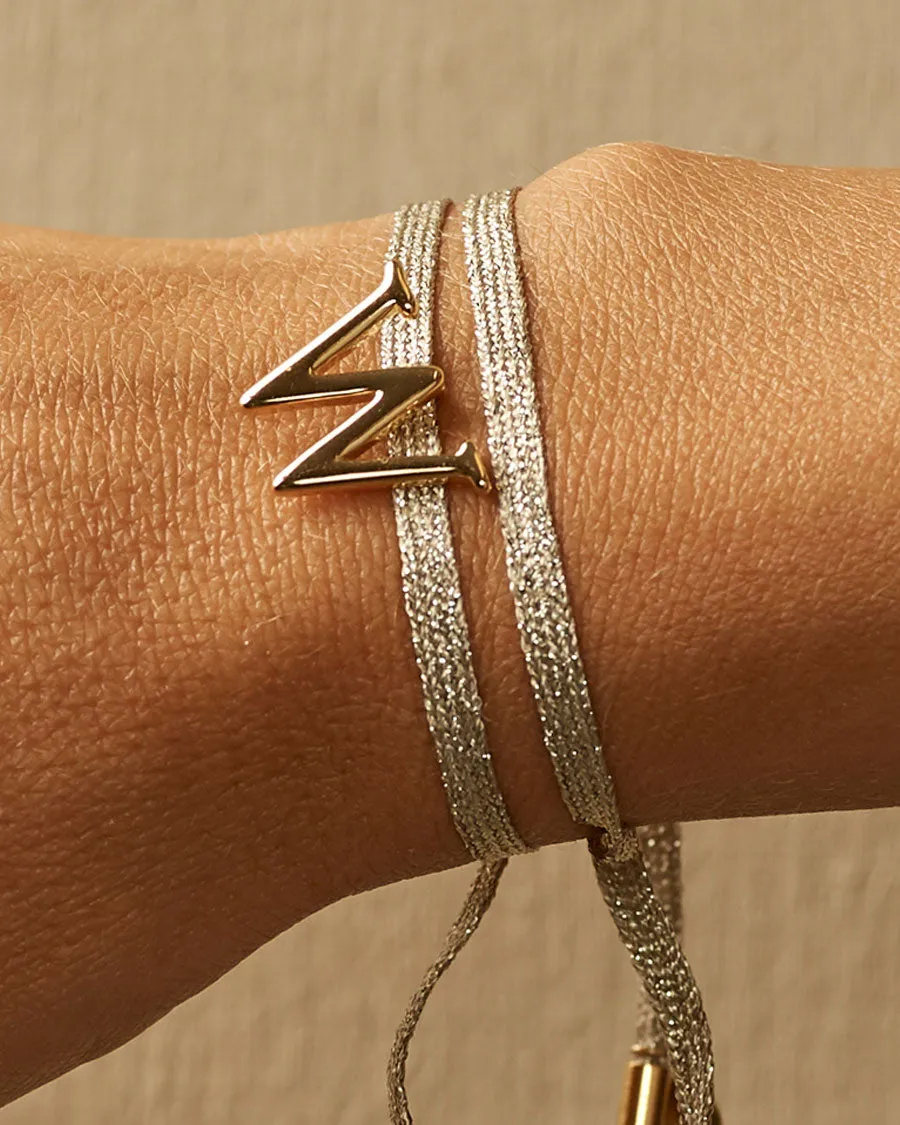 Charm Bracelet Letter W | The Gray Box sold by Apodemia product image thumbnail 2