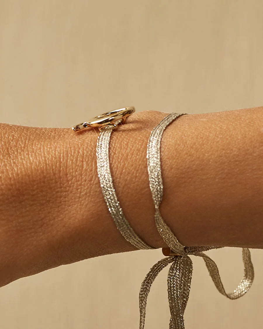 Charm Bracelet Letter Q | The Gray Box sold by Apodemia product image thumbnail 4