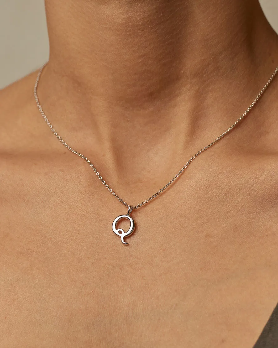 Charm Letter Q | The Gray Box sold by Apodemia product image thumbnail 2
