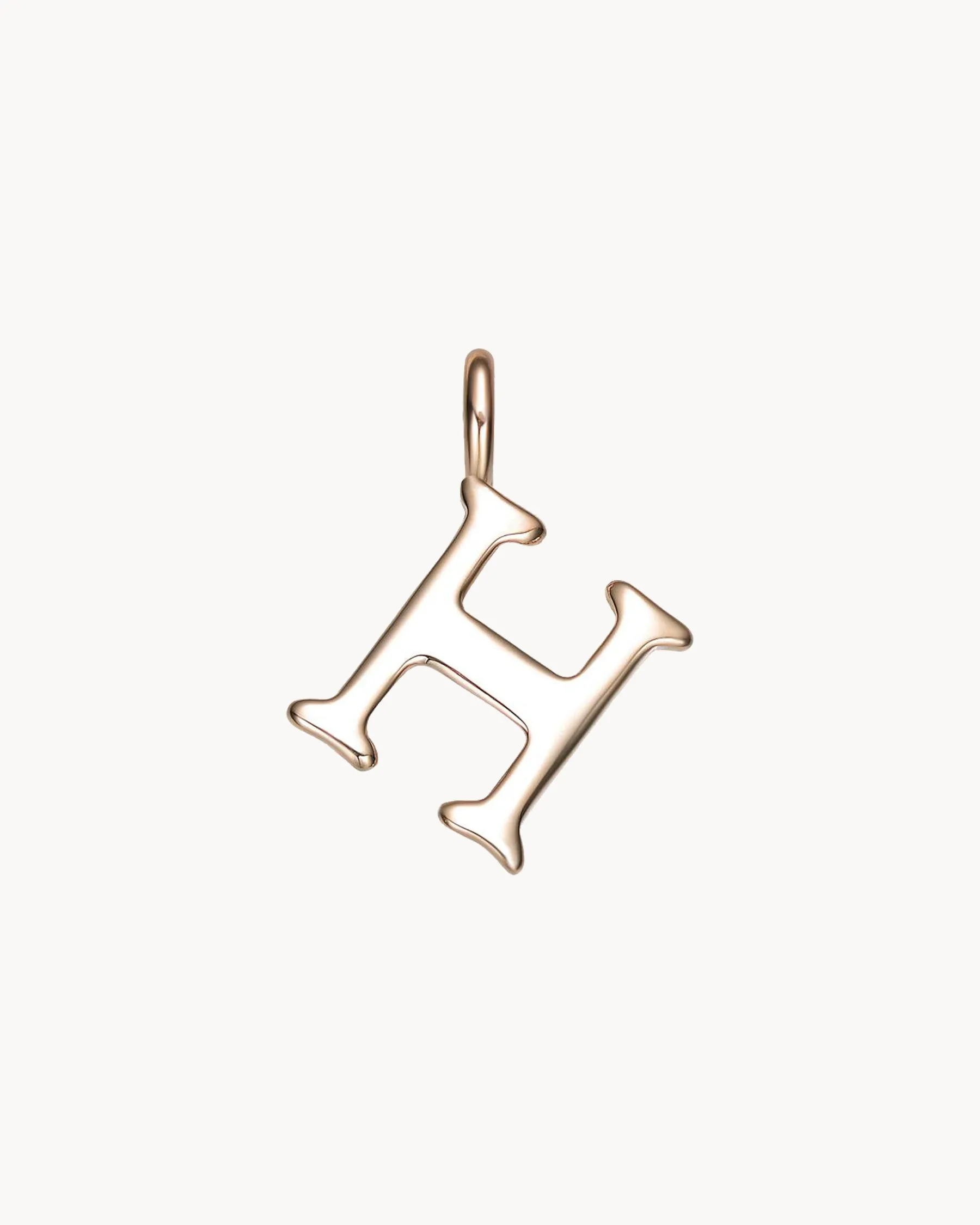 Charm Letter H | The Gray Box sold by Apodemia