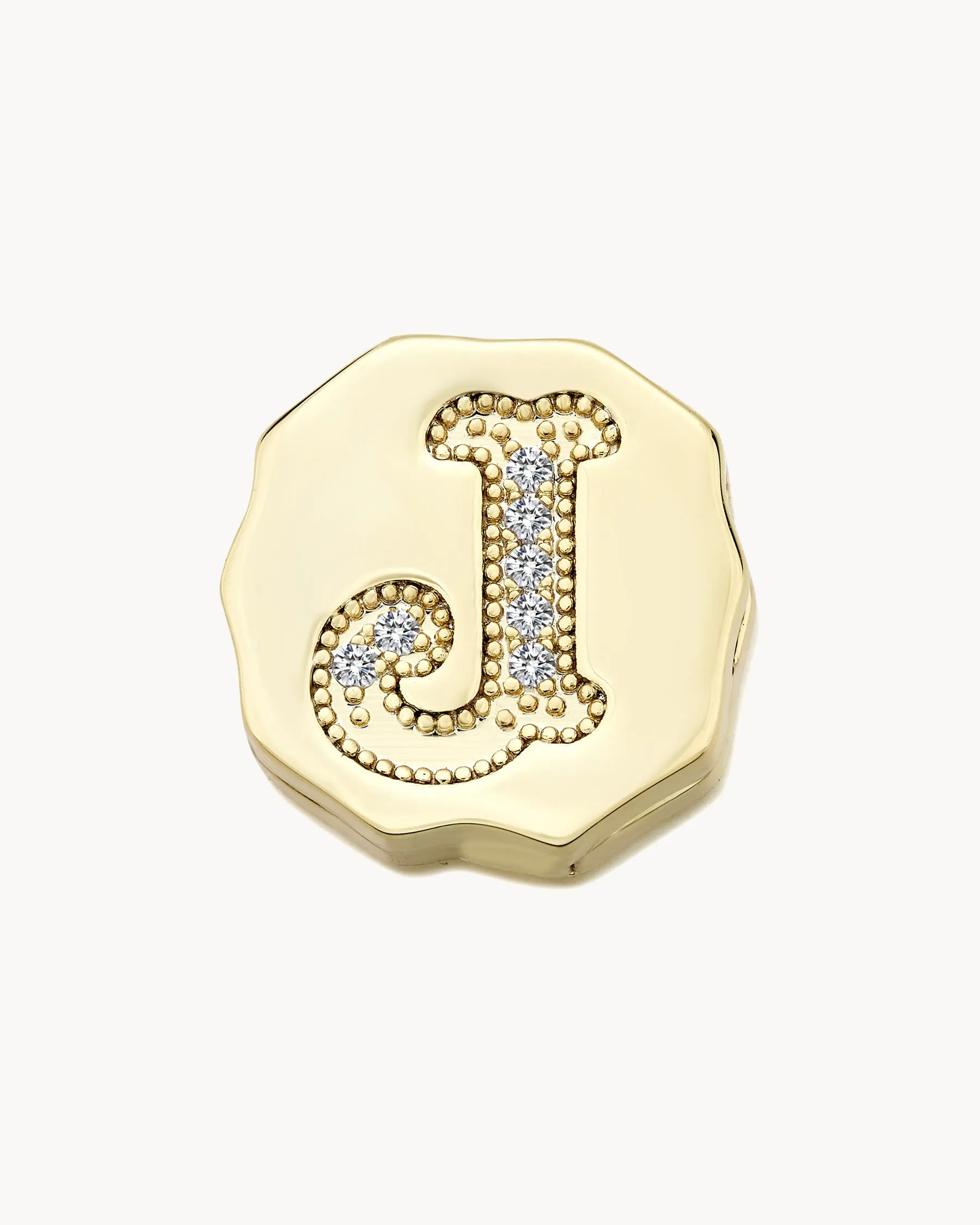 Charm Clip Bubble Vintage Letter J sold by Apodemia