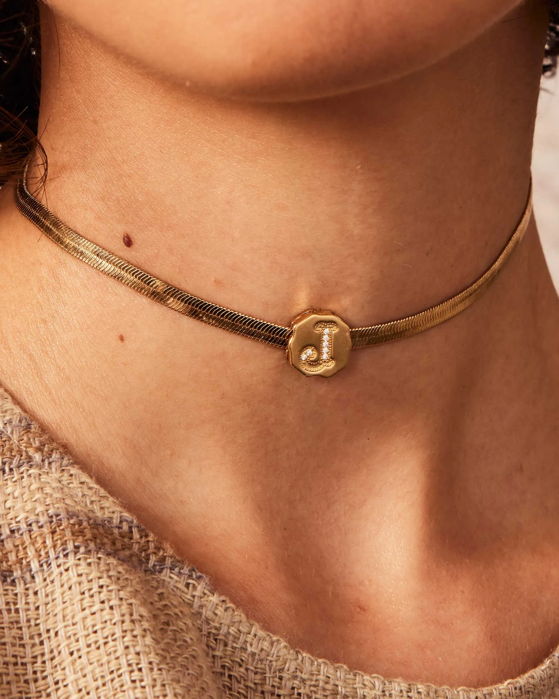 Charm Clip Bubble Vintage Letter J sold by Apodemia product image thumbnail 2