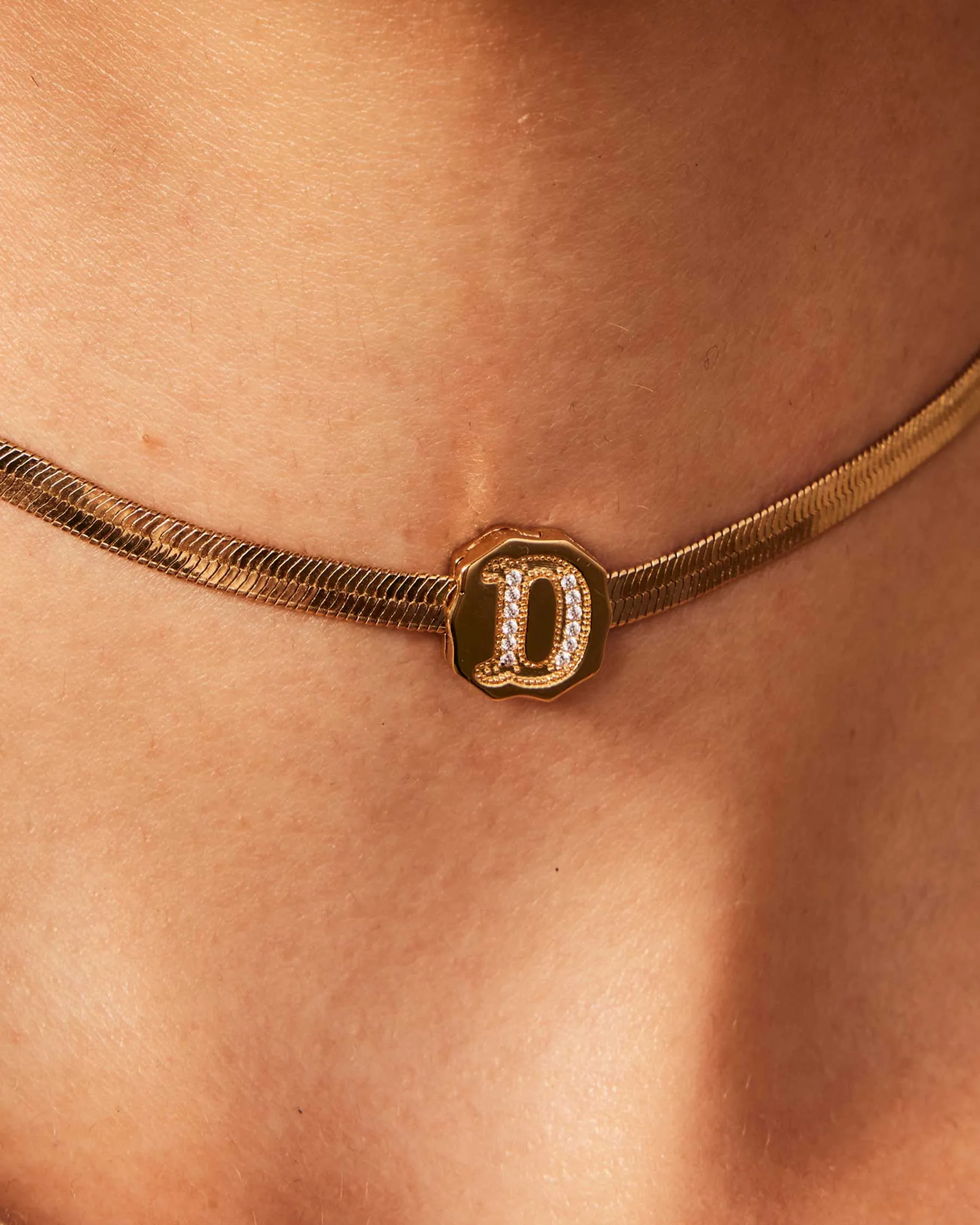 Charm Clip Bubble Vintage Letter D sold by Apodemia product image thumbnail 4