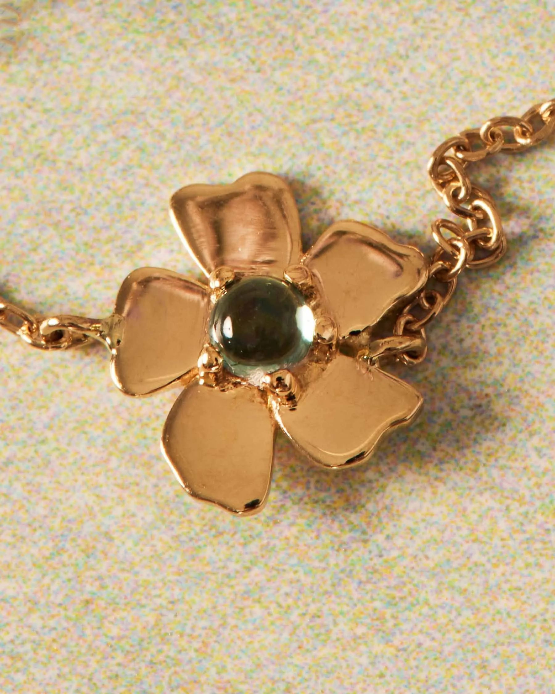 Forever Flower Necklace | 18K Solid Gold | 18K Solid Gold sold by Apodemia