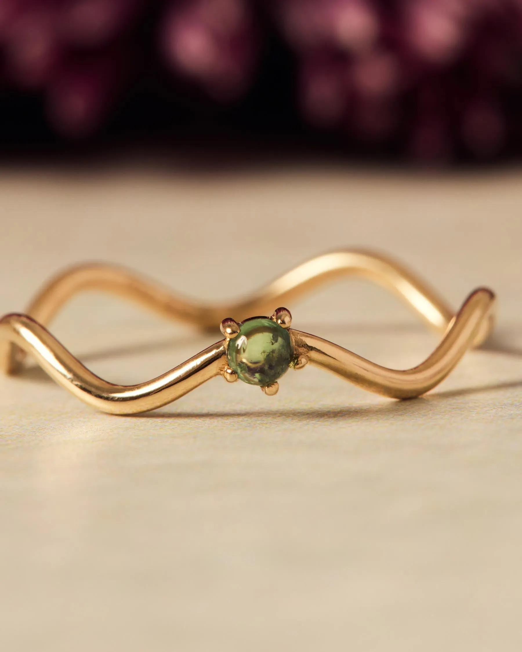 Simple Flower Forever Ring - 18K Solid Gold - 18K Solid Gold sold by Apodemia product image thumbnail 3