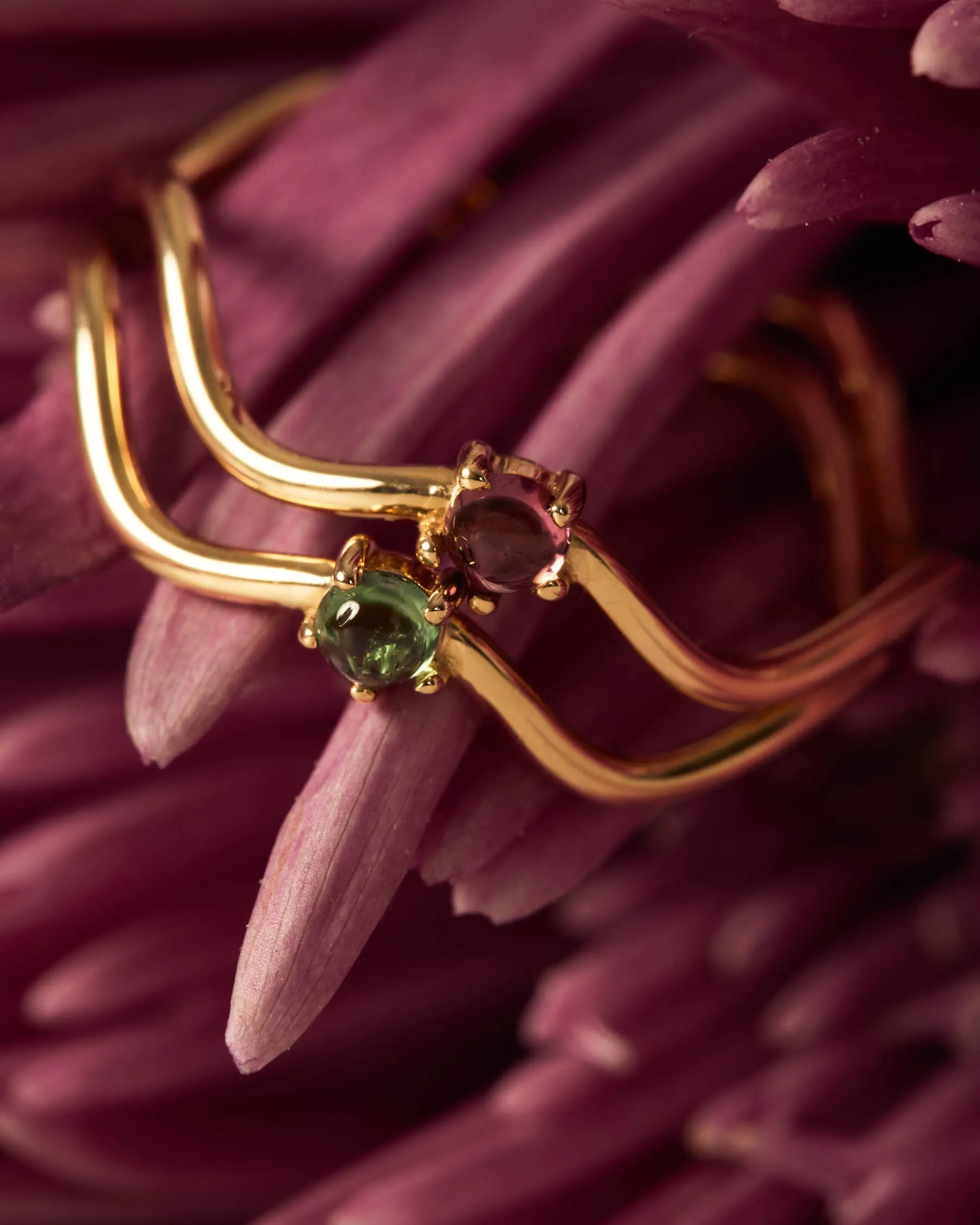 Simple Flower Forever Ring - 18K Solid Gold - 18K Solid Gold sold by Apodemia