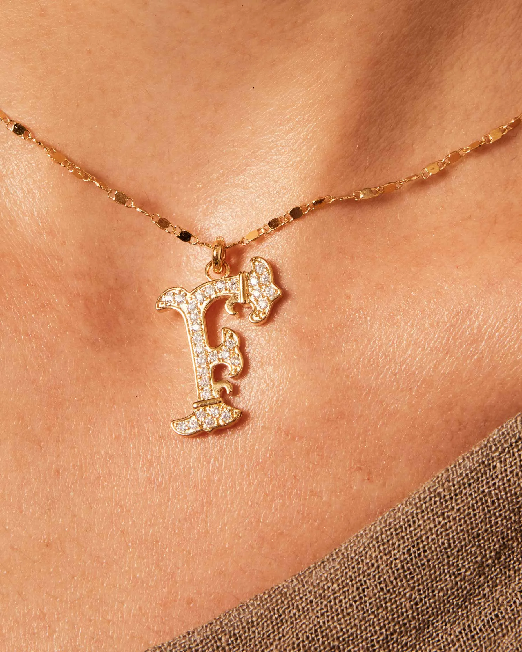 Vintage Charm Letter F sold by Apodemia product image thumbnail 4