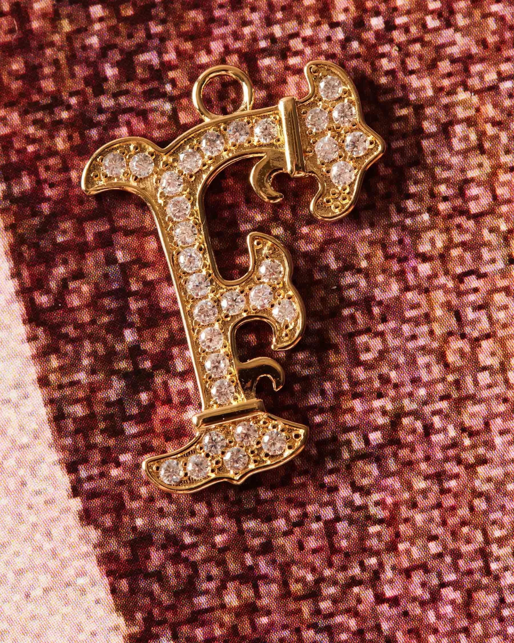 Vintage Charm Letter F sold by Apodemia product image thumbnail 3