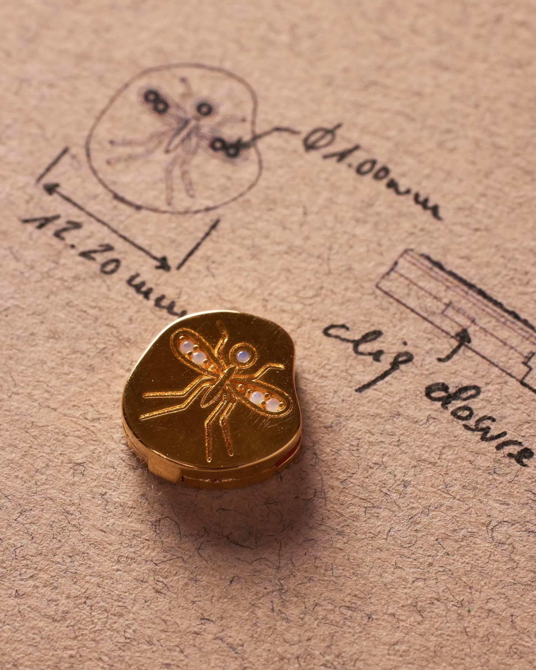 Mosquito Clip Charm sold by Apodemia product image thumbnail 2