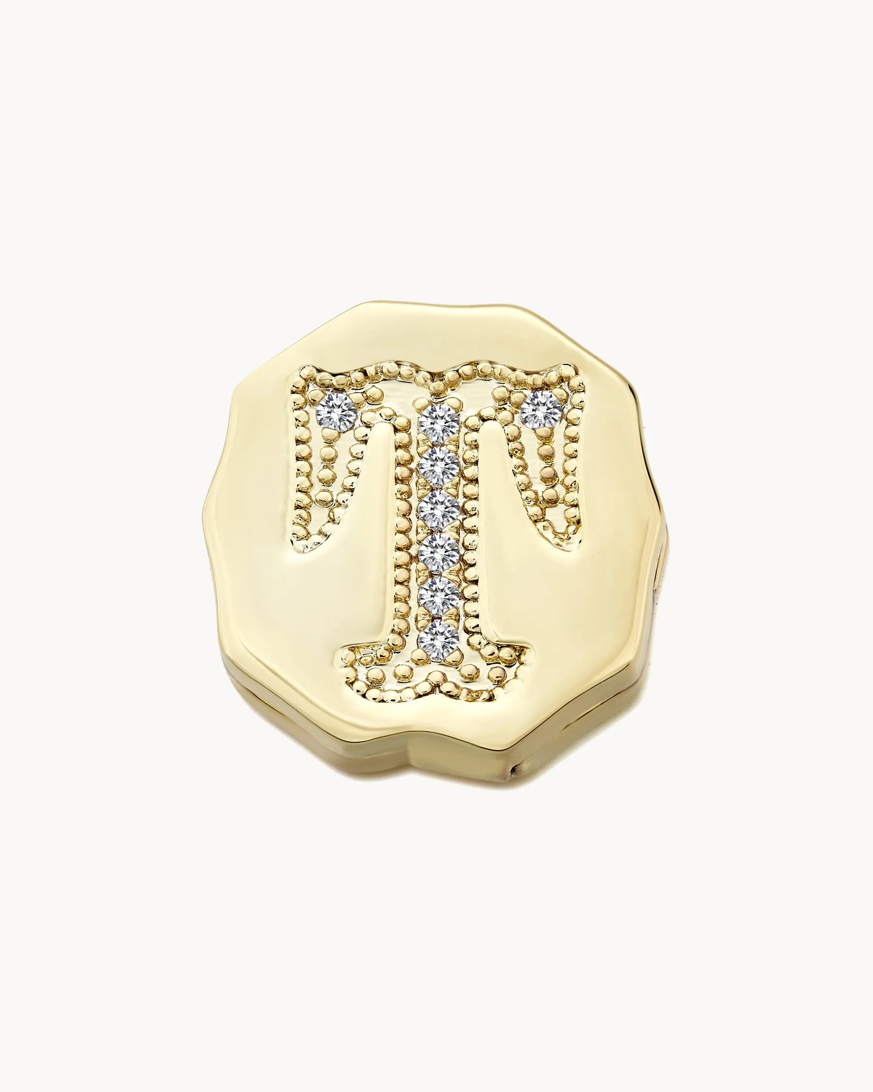 Charm Clip Bubble Vintage Letter T sold by Apodemia