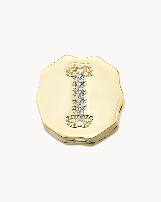 Charm Clip Bubble Vintage Letter I sold by Apodemia