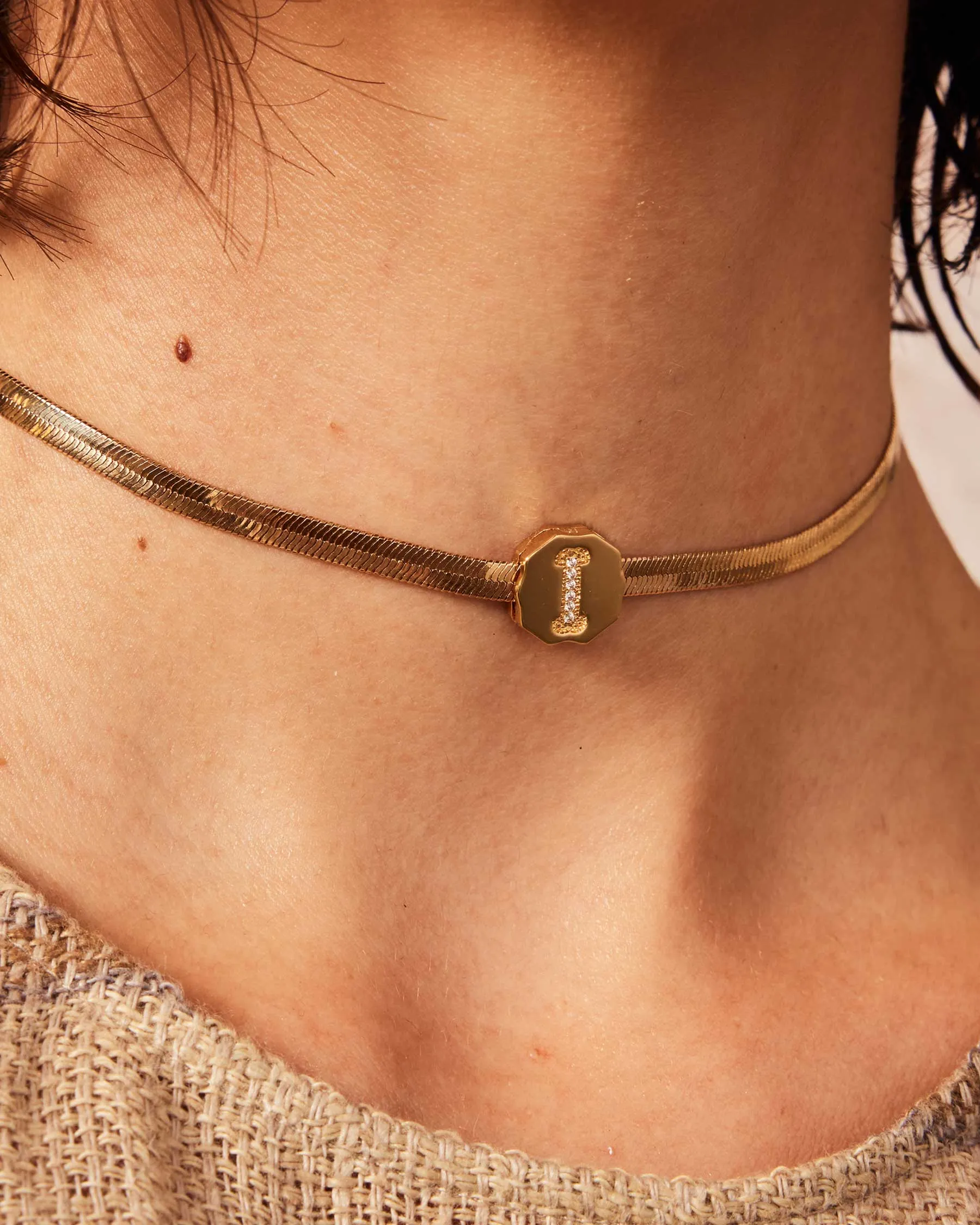 Charm Clip Bubble Vintage Letter I sold by Apodemia product image thumbnail 2