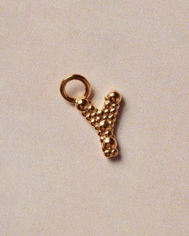 Charm Sand Dust Letter Y made by Apodemia