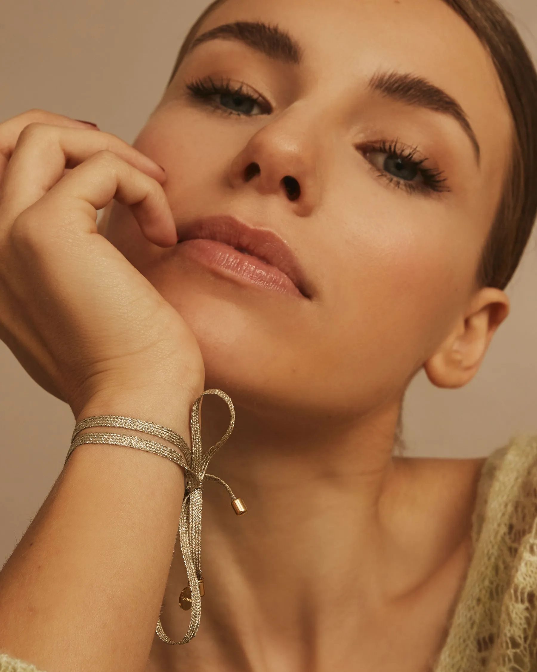 Golden Ribbon Bracelet sold by Apodemia