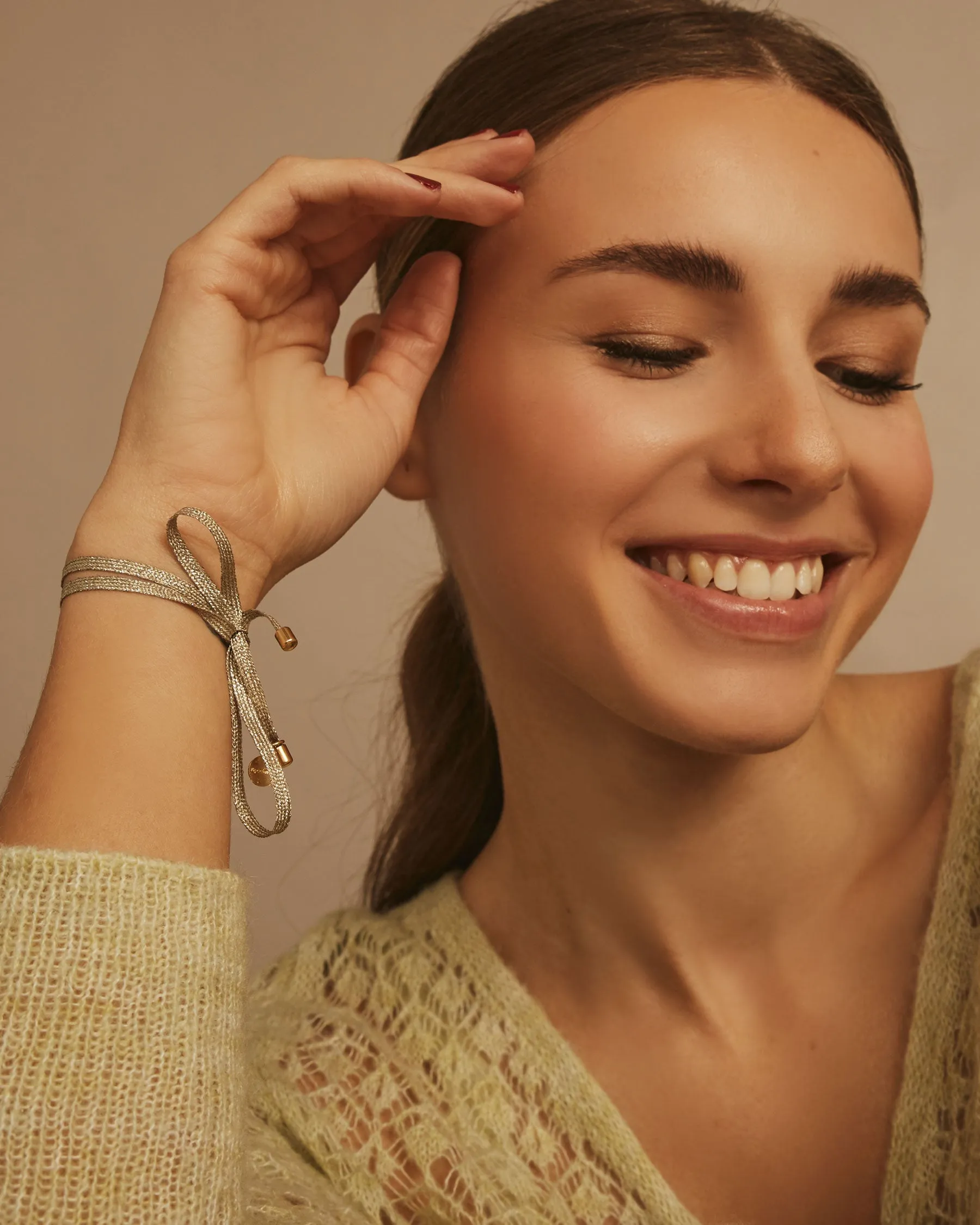 Golden Ribbon Bracelet sold by Apodemia product image thumbnail 2