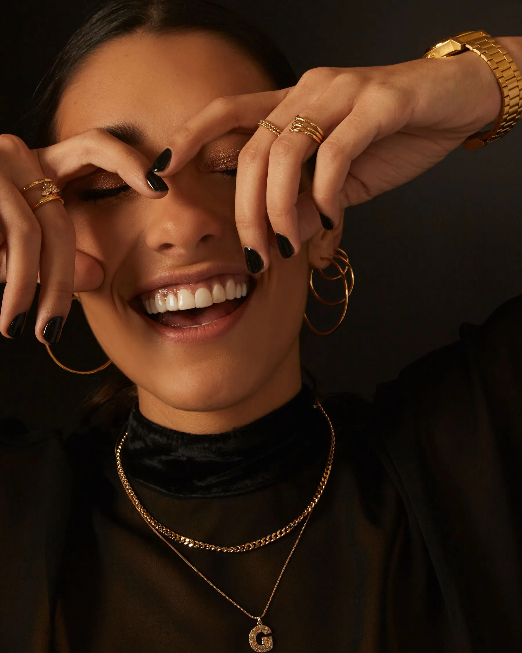 Classic Thin M Necklace sold by Apodemia product image thumbnail 4