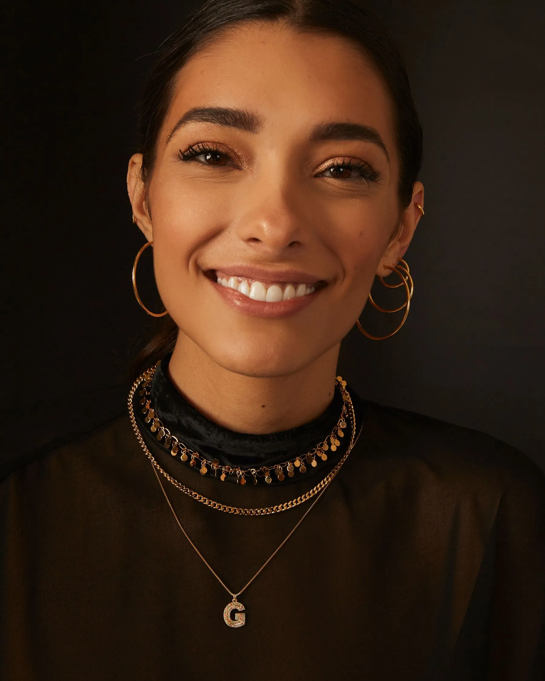 Classic Thin M Necklace sold by Apodemia product image thumbnail 3