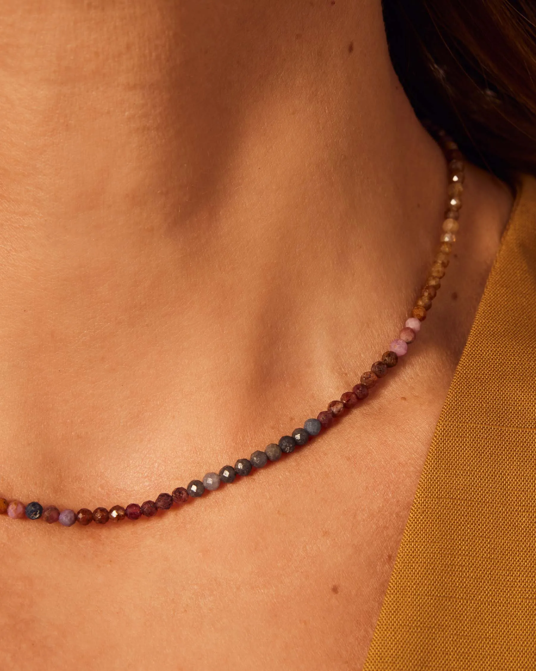 Natural Rubi | Sapphire Necklace sold by Apodemia product image thumbnail 3