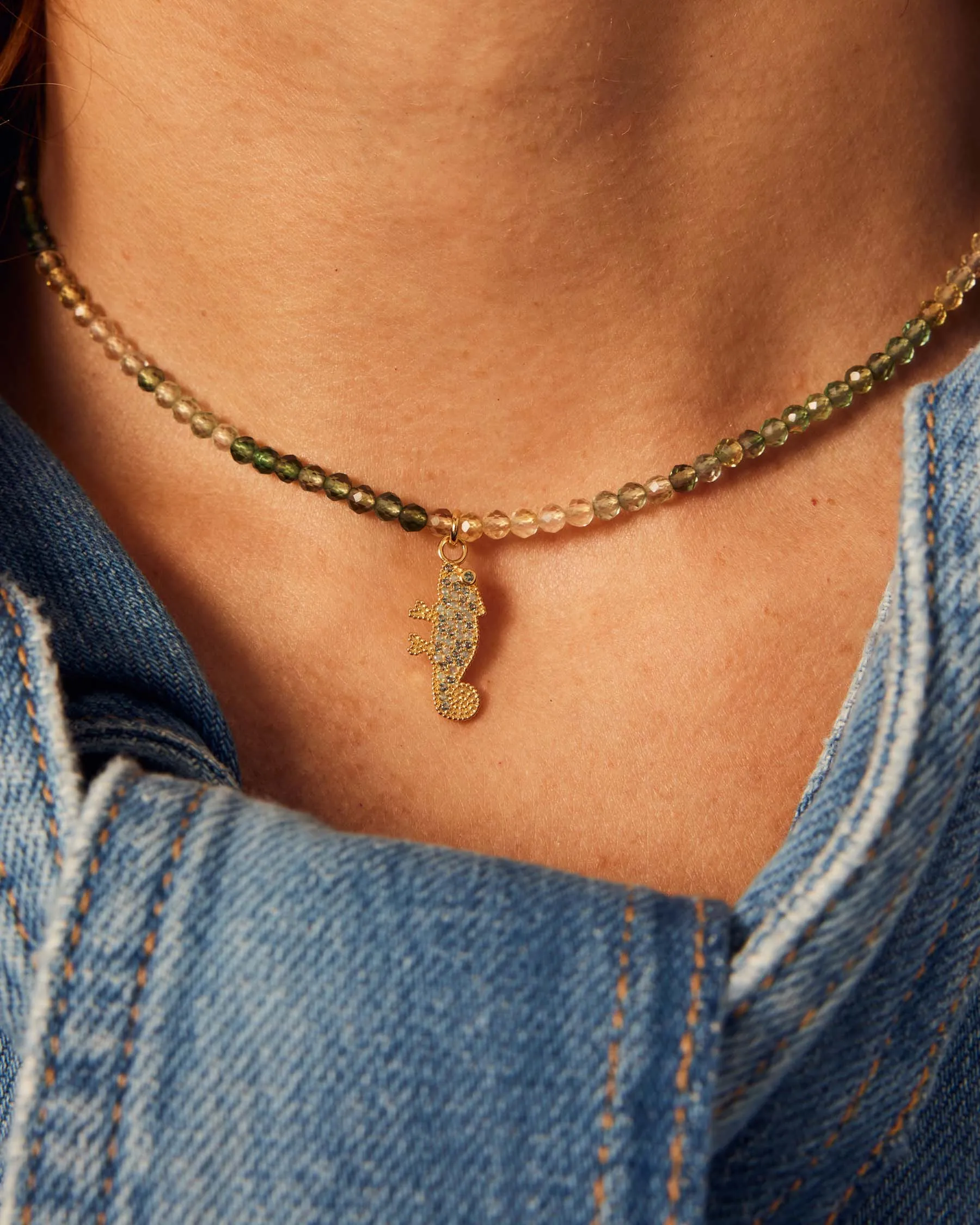 Natural Lime Necklace sold by Apodemia product image thumbnail 5