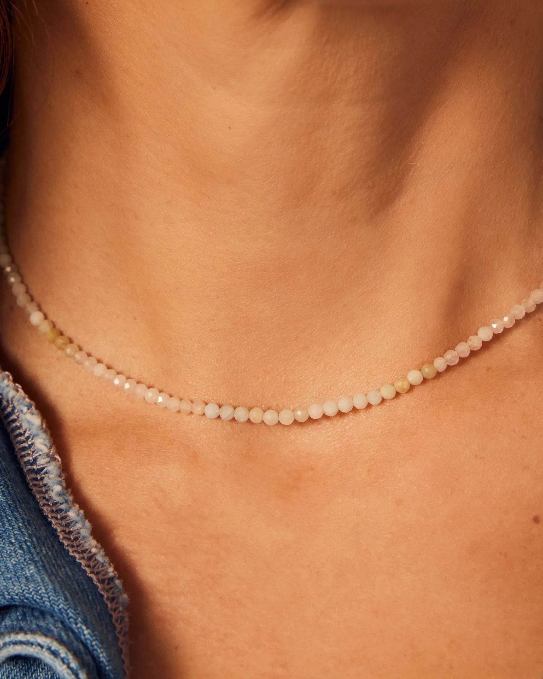 Natural Morganite Necklace sold by Apodemia product image thumbnail 3