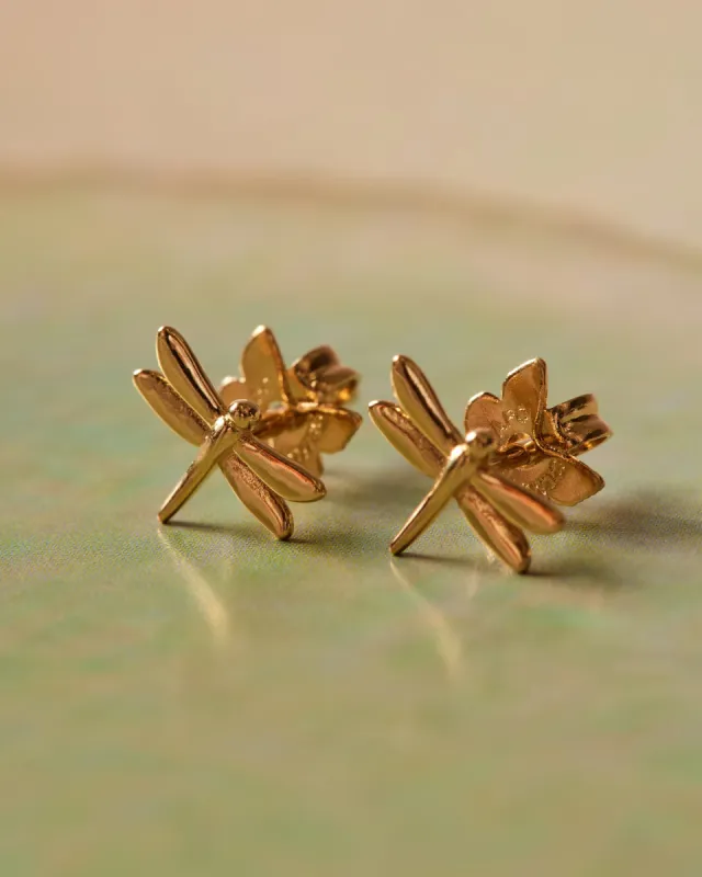 Mini Dragonfly Earrings sold by Apodemia