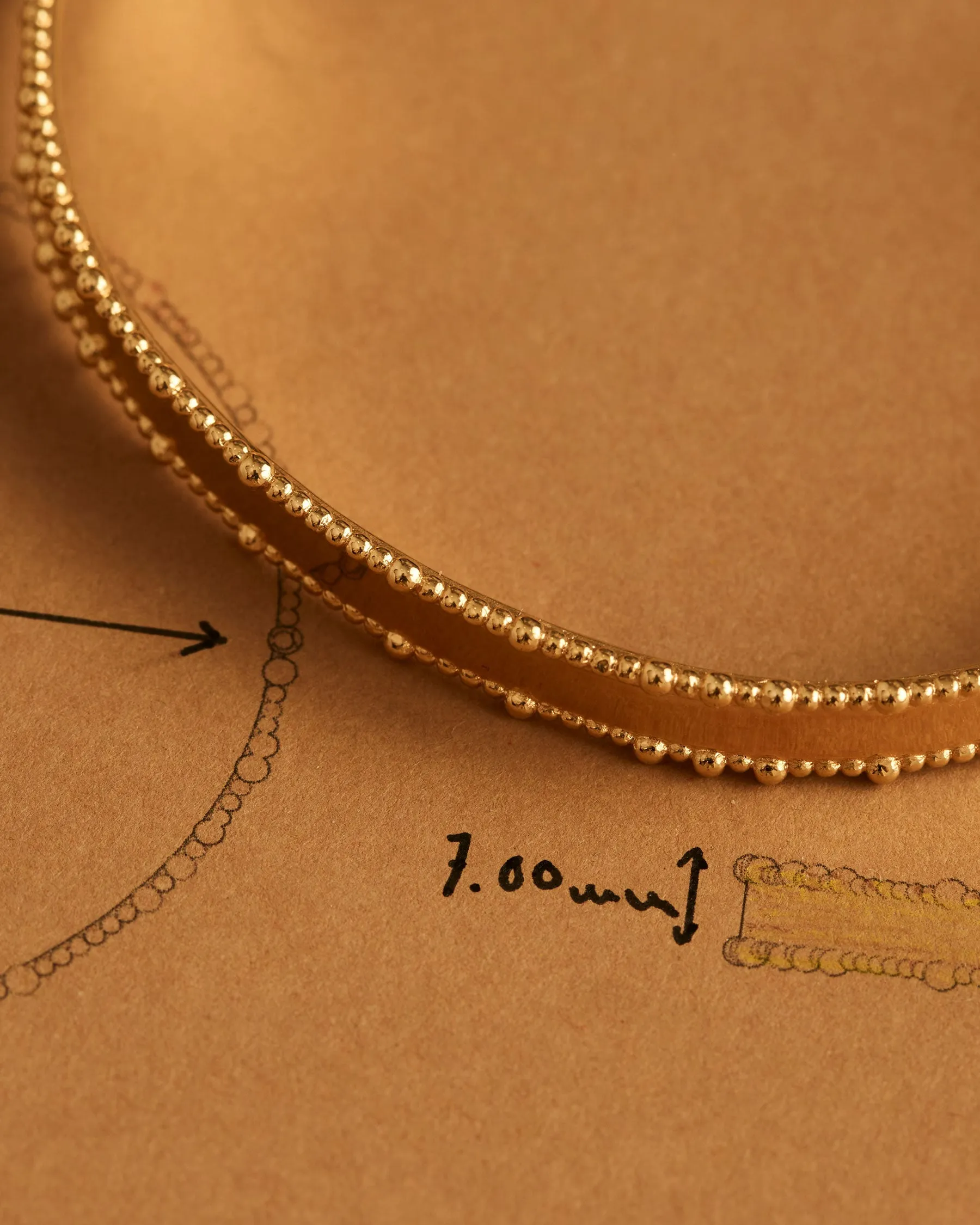 Rigid Engrave Bracelet sold by Apodemia