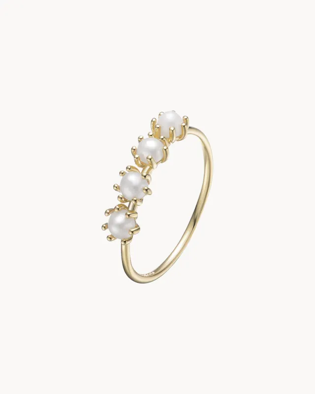 Multi Pearl Ring | The Gray Box sold by Apodemia