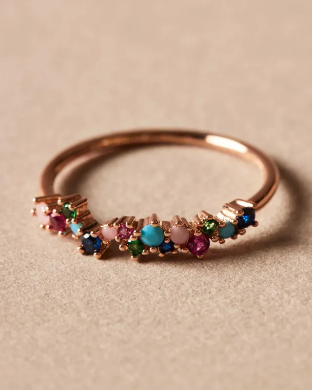 Guadaloupe Multicolor Ring | The Gray Box sold by Apodemia