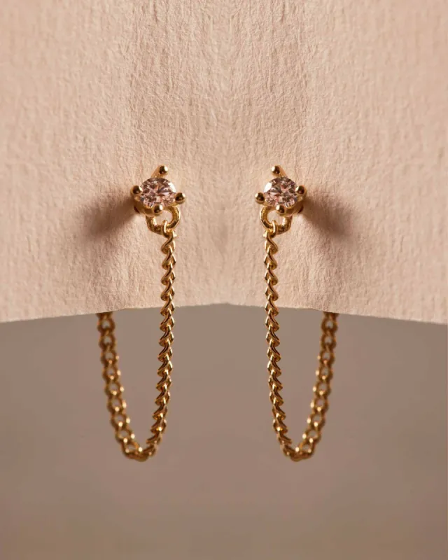 Mini Chain Earrings : The Gray Box sold by Apodemia