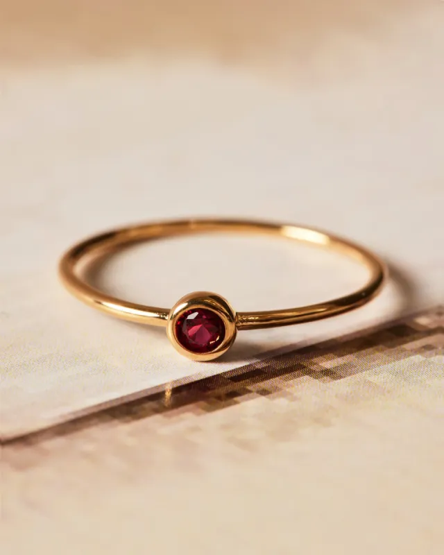 Green Lake Ring Spici Pink | The Gray Box made by Apodemia